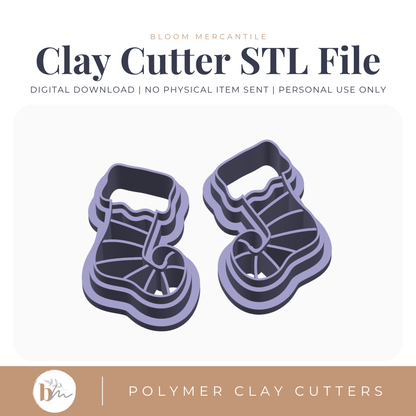 Elf Boots | Digital STL File | Polymer Clay Tools & Cutters
