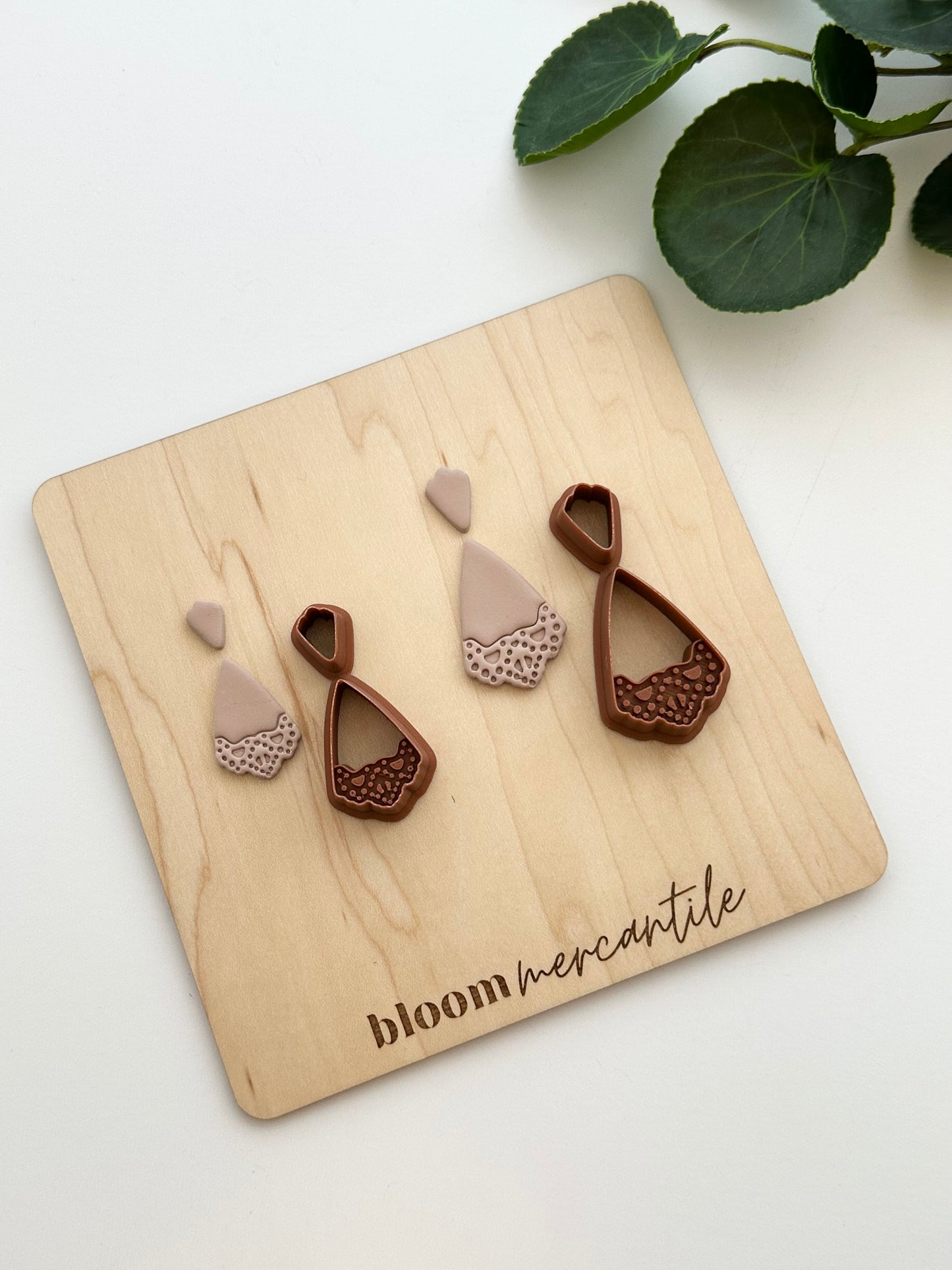 Lace Dangle Set | Polymer Clay Cutter