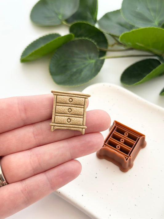 Three Drawer Dresser | Polymer Clay Cutter