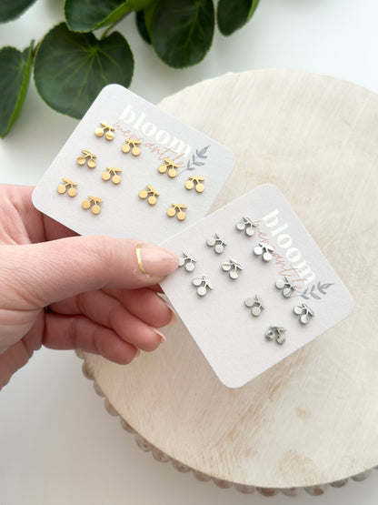 Cherries | Add-On Stud Packs (5 pair)