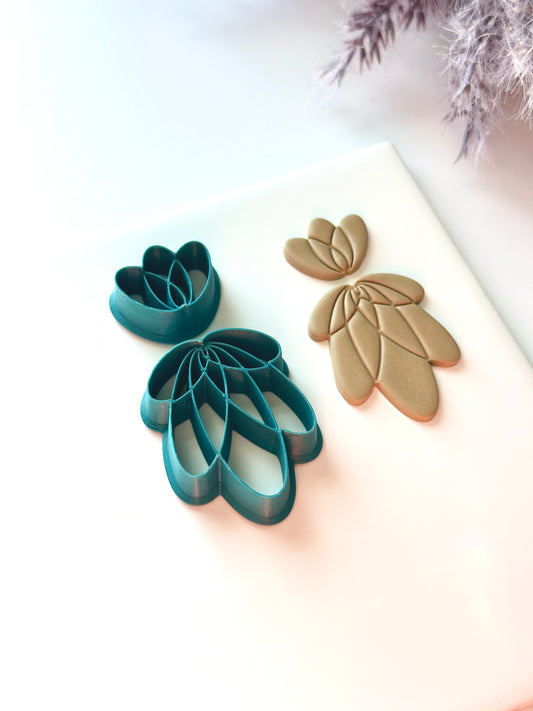 Delilah | Oval Loop Dangle 2pc Set | Polymer Clay Cutter