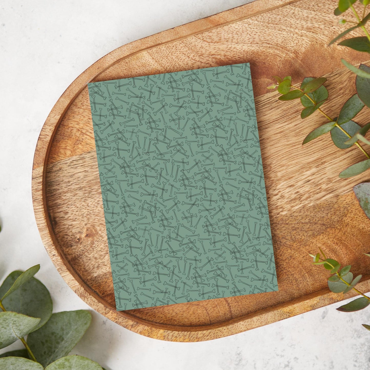 Teal Bones | HW09 | Image Transfer Paper