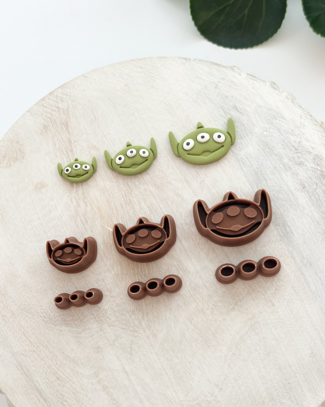 Little Green Alien | Polymer Clay Cutter