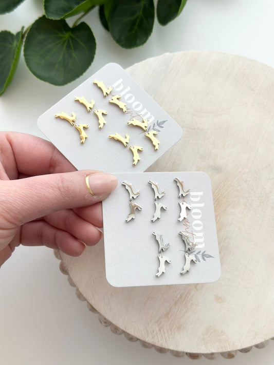 Hopping Bunnies | Add-On Stud Packs (5 pair)