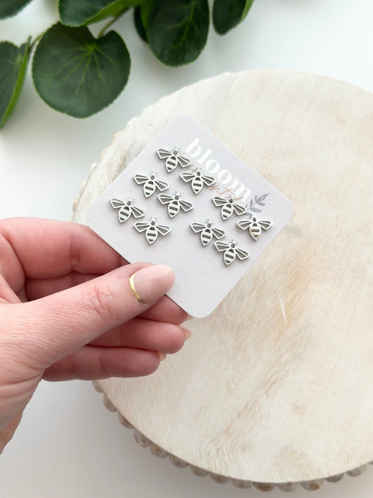 Geometric Bees | Add-On Stud Packs (5 pair)