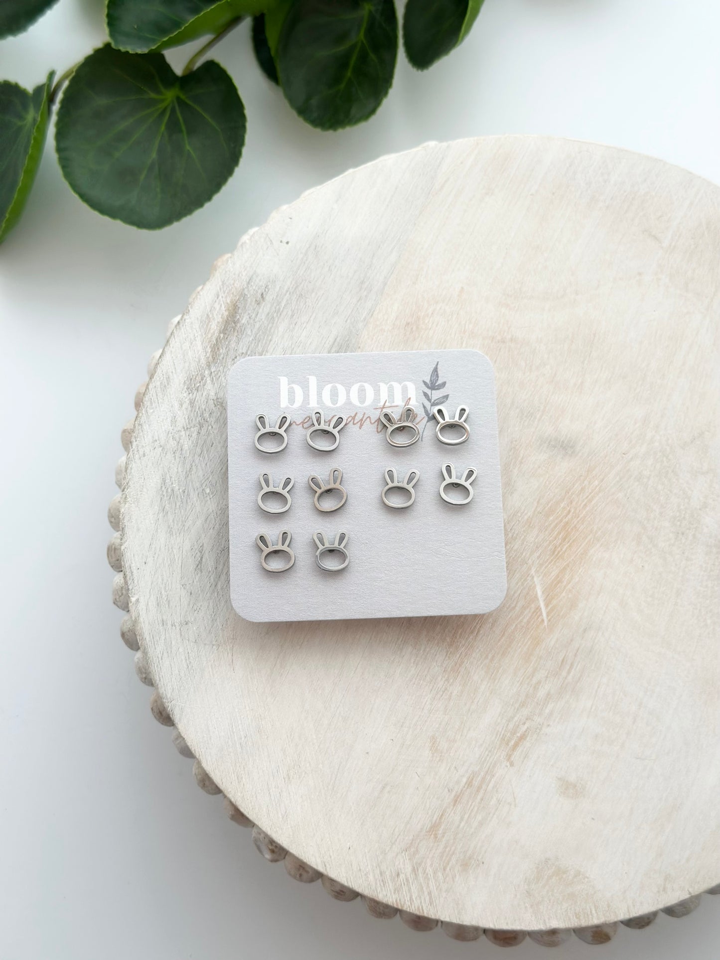 Bunny Rabbit Head Outlines | Add-On Stud Packs (5 pair)