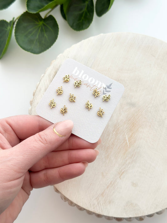 Mini Leaf Spray | Add-On Stud Packs (5 pair)