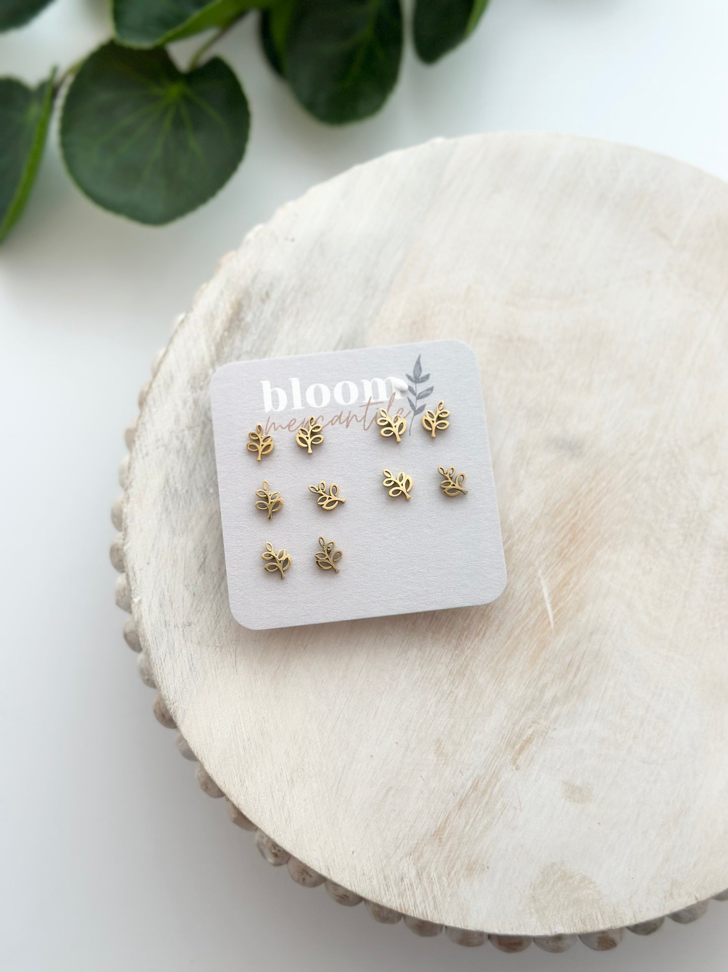 Mini Leaf Spray | Add-On Stud Packs (5 pair)