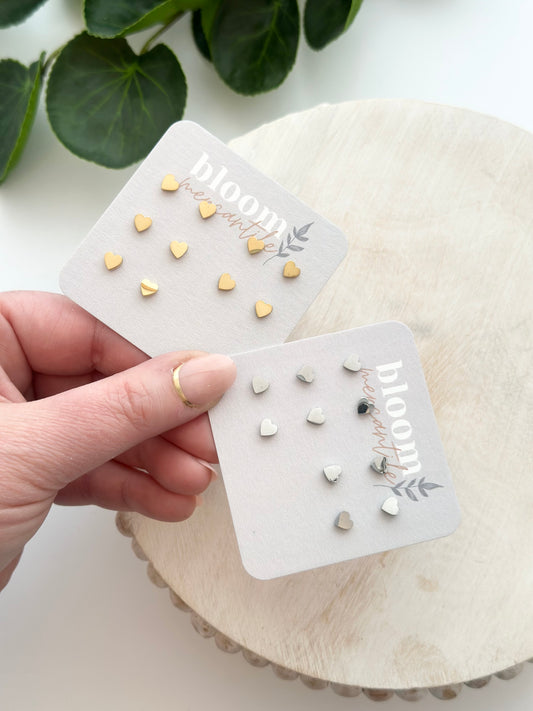 Micro Hearts | Add-On Stud Packs (5 pair)