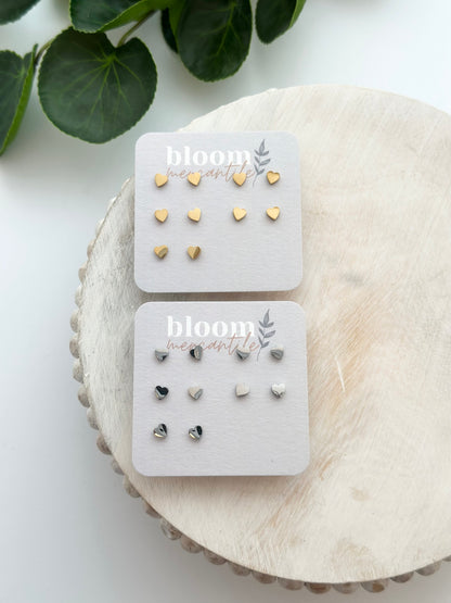 Micro Hearts | Add-On Stud Packs (5 pair)