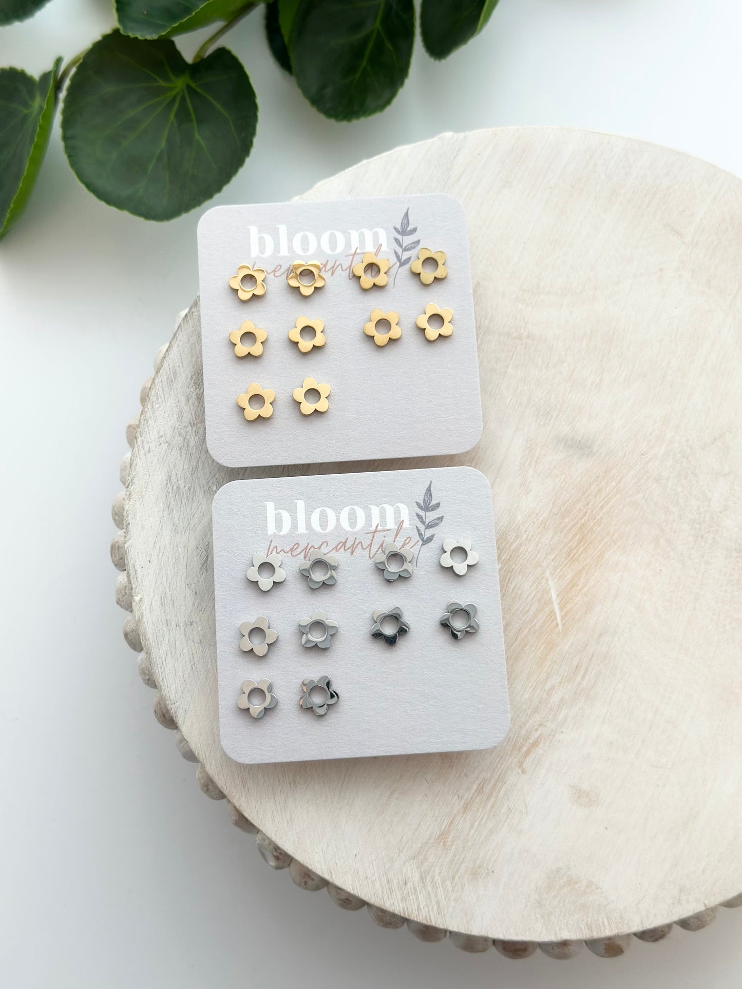 Five Petal Flowers | Add-On Stud Packs (5 pair)