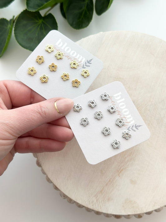 Detailed Flowers | Add-On Stud Packs (5 pair)