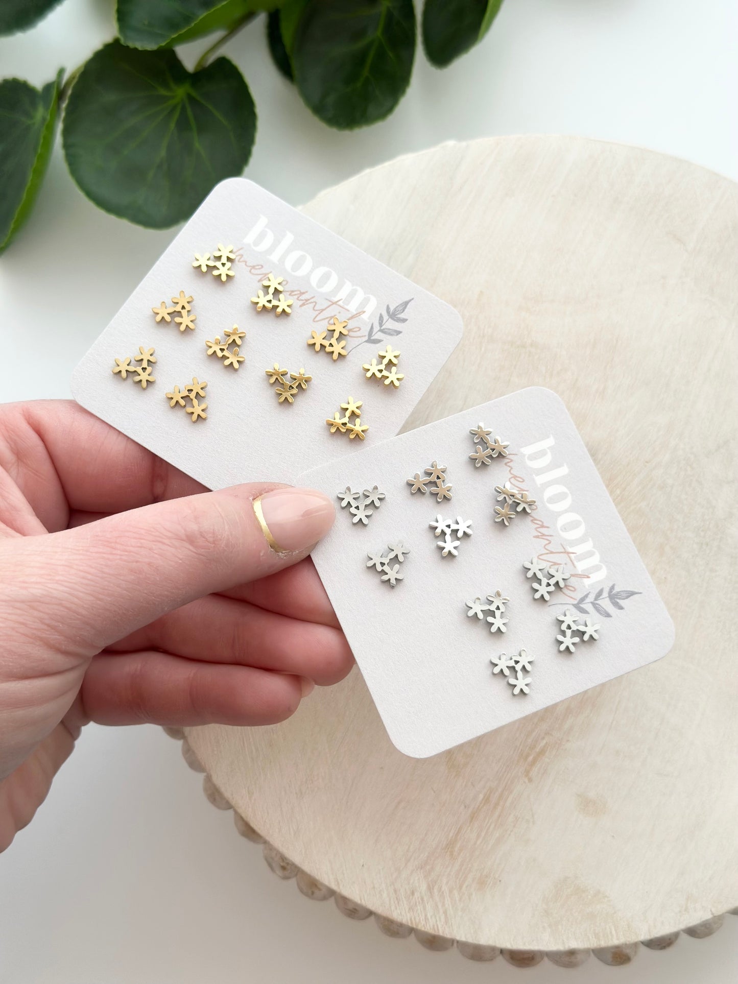 Flower Trio | Add-On Stud Packs (5 pair)