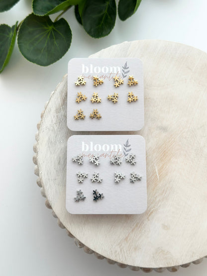 Flower Trio | Add-On Stud Packs (5 pair)