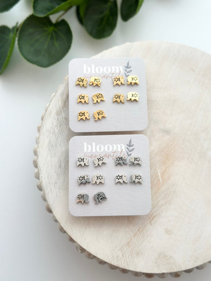 Elephant with Flower | Add-On Stud Packs (5 pair)