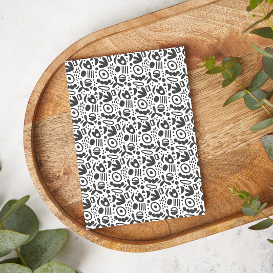 Black and White Abstract Print | AG016 | Image Transfer Paper