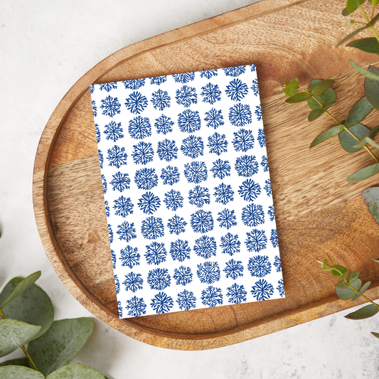 Blue Snowflakes | AG040 | Image Transfer Paper