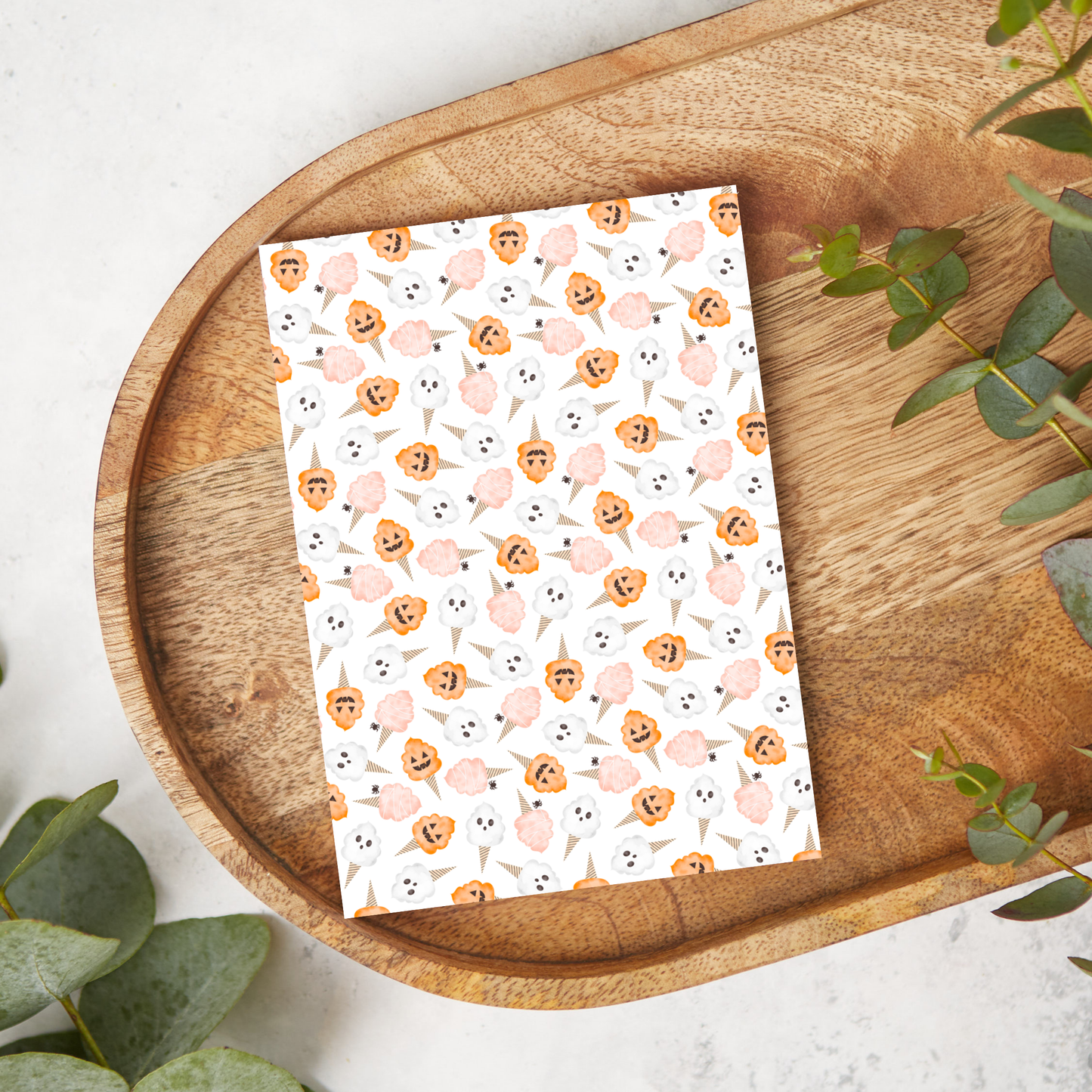 Watercolor Halloween Ice Cream Cones | AG087 | Image Transfer Paper