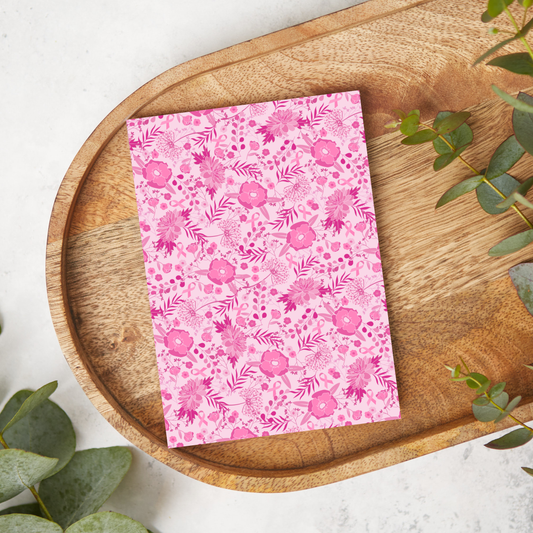 Pink on Pink Ribbons and Flowers | Breast Cancer Awareness | BRCA09 | Image Transfer Paper