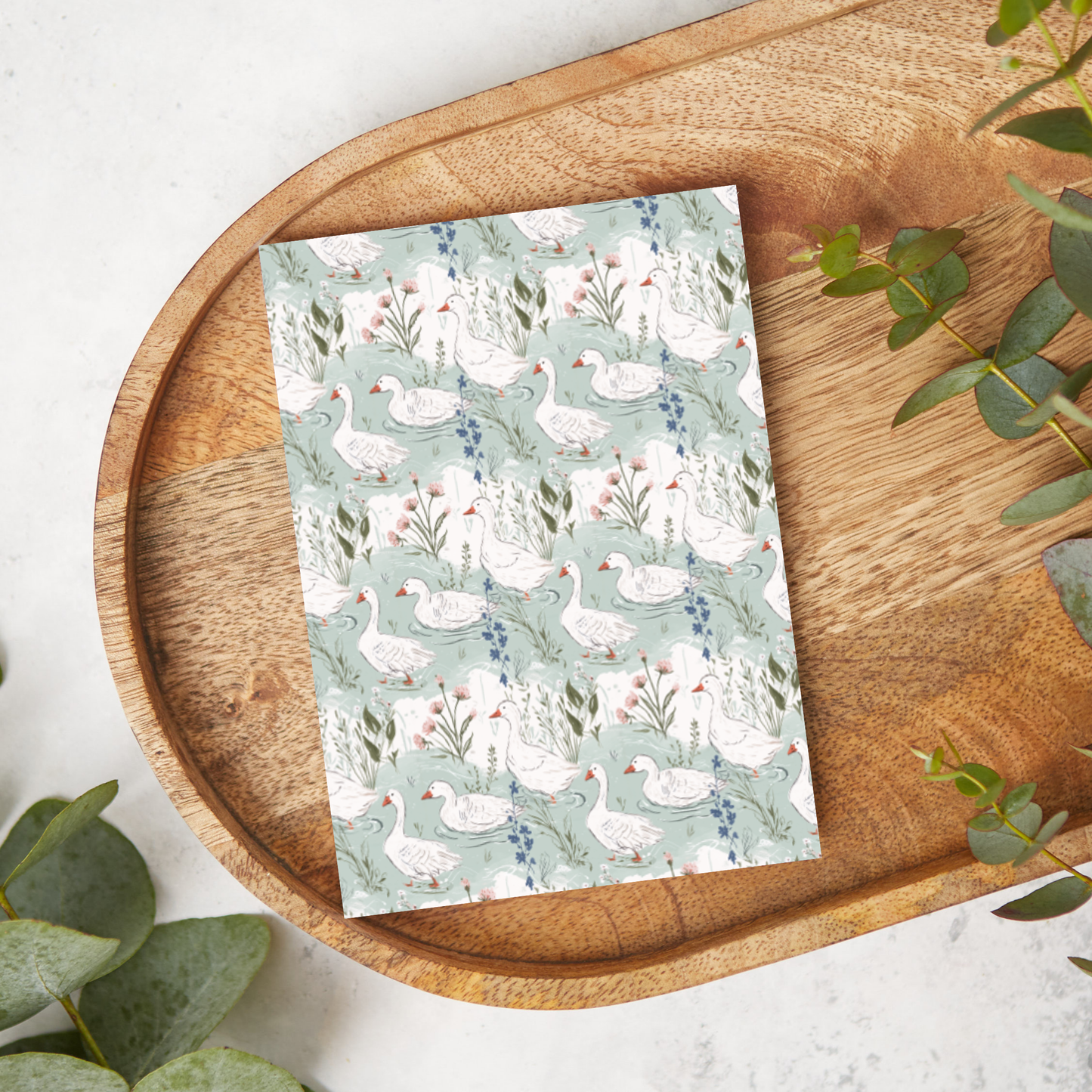 White Ducks | T0778 | Image Transfer Paper
