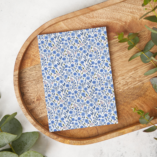Blue Florals | T0819 | Image Transfer Paper