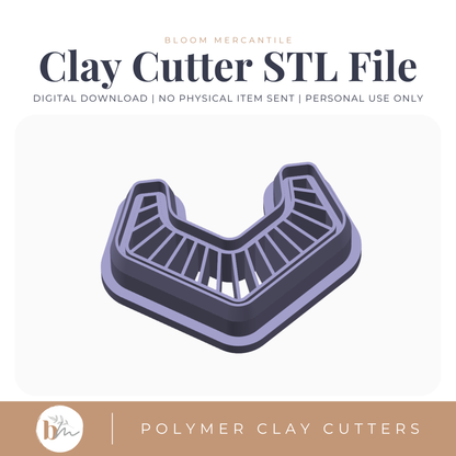 Embossed Vee Arch STL file