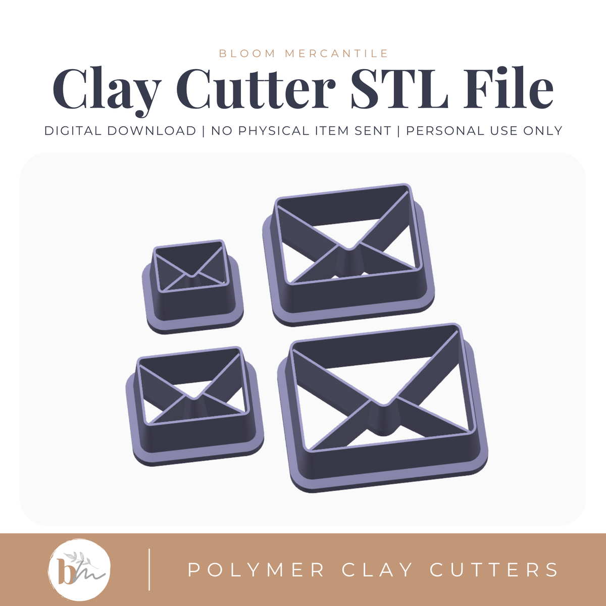 Envelope - 4 Sizes STL file