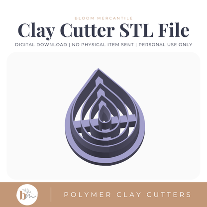 Extruded Teardrop STL file