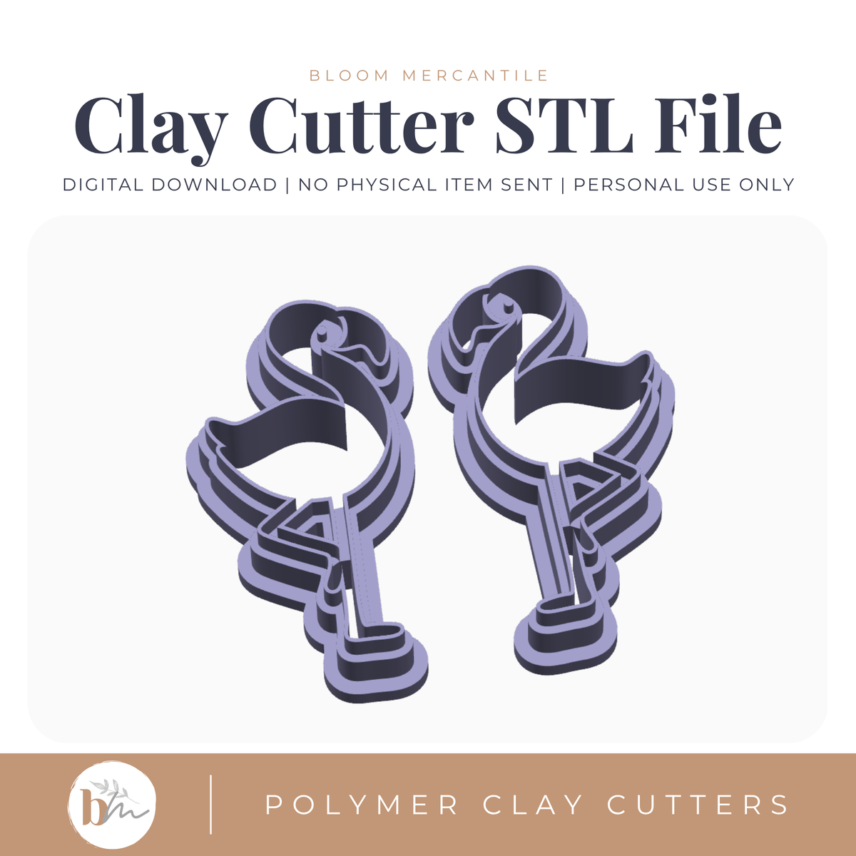 Flamingo Mirror Set STL file