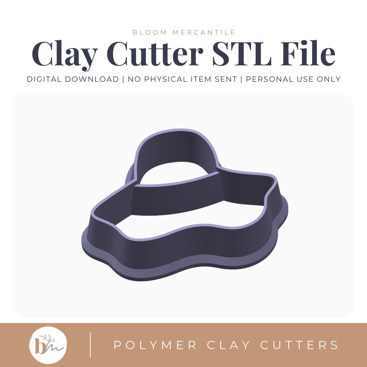 Floppy Hat - 4 Sizes STL file
