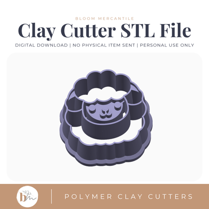 Lamb digital STL polymer clay cutter