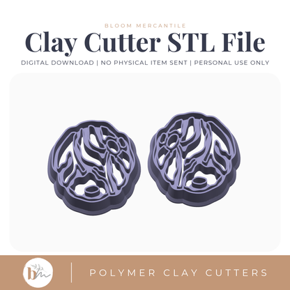 Matisse Circle with Double Flower Mirror Set