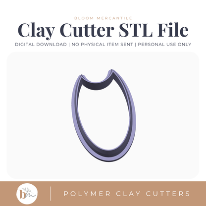 Notched Oval STL cutter