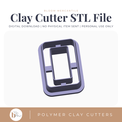 Rectangle Donut | Digital STL File | Polymer Clay Tools & Cutters