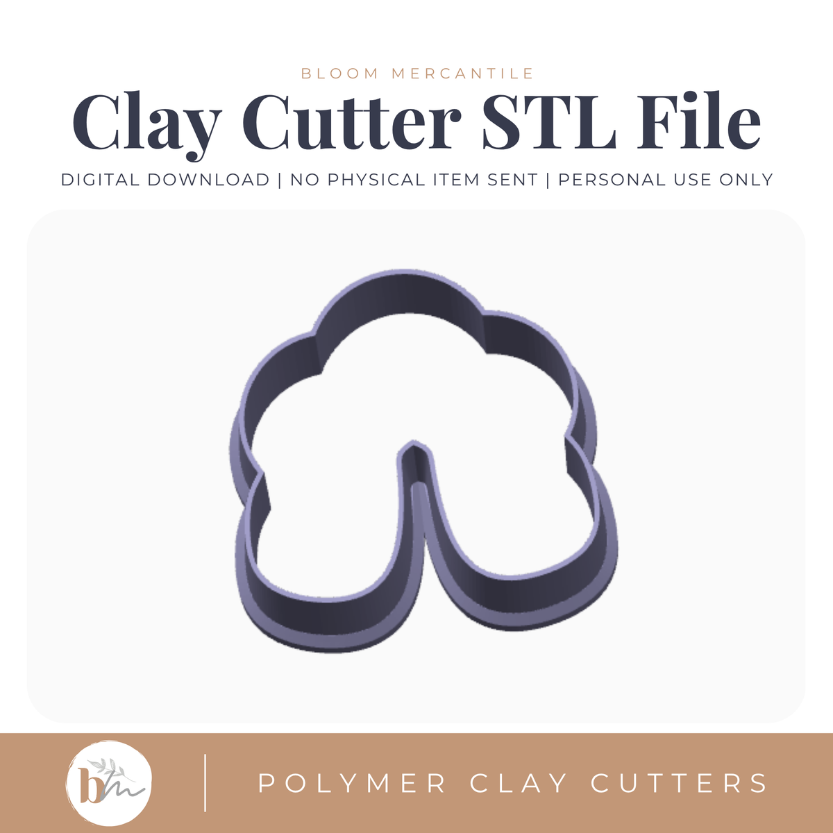 Scalloped Arch - 4 Sizes | Digital STL File | Polymer Clay Tools & Cutters