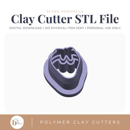 Strawberry Stud | Digital STL File | Polymer Clay Tools & Cutters