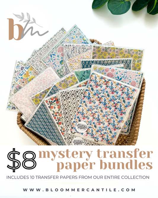 Mystery (NOT Misprint) 10pc Bundle | Image Transfer Paper
