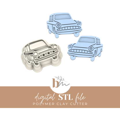 Magical Flying Car | Digital STL File | Polymer Clay Tools & Cutters