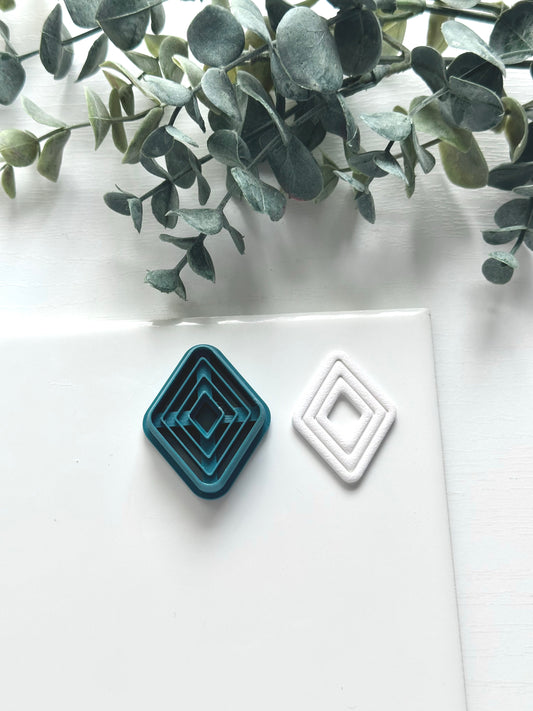 Extruded Diamond | Polymer Clay Cutter
