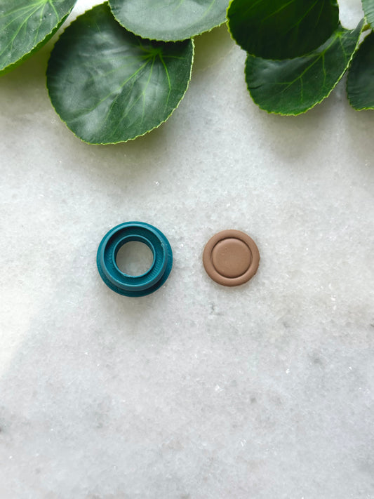 Bordered Circle | Polymer Clay Cutter