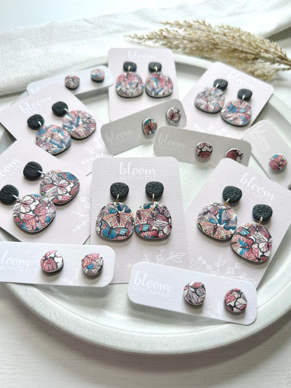 Butterfly Print Earrings