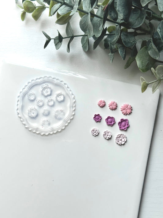 Micro Sweet Floral Mold  | M05