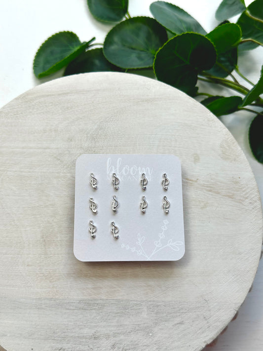 Treble Clef | Add-On Stud Packs (5 pair)