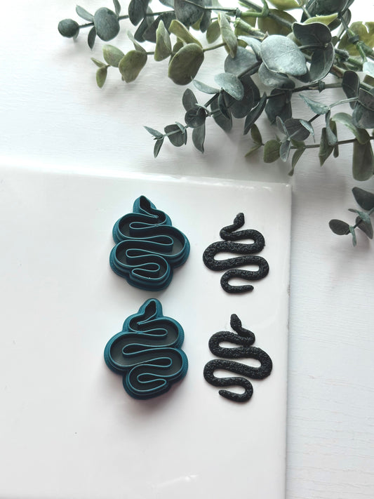 Snakes (2pc Mirror Set) | Polymer Clay Cutter