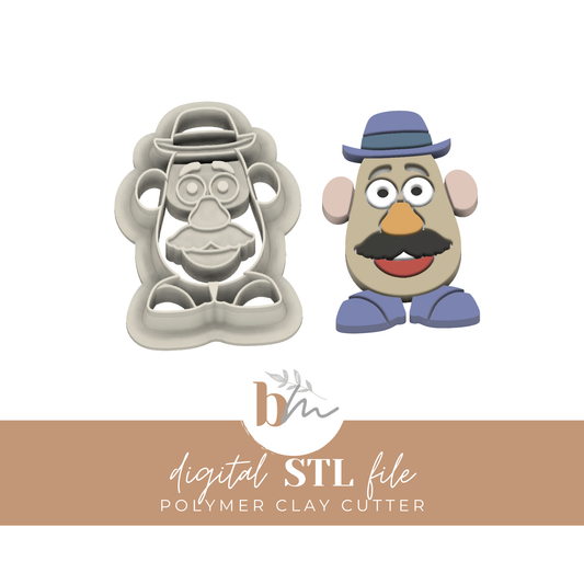 Potato Toy - 3 Sizes | Digital STL File | Polymer Clay Tools & Cutters