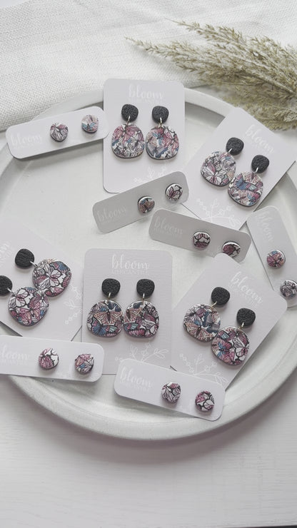 Butterfly Print Earrings