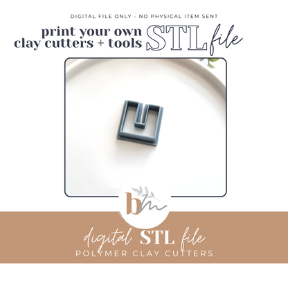Squared Arch | Digital STL File | Polymer Clay Tools & Cutters