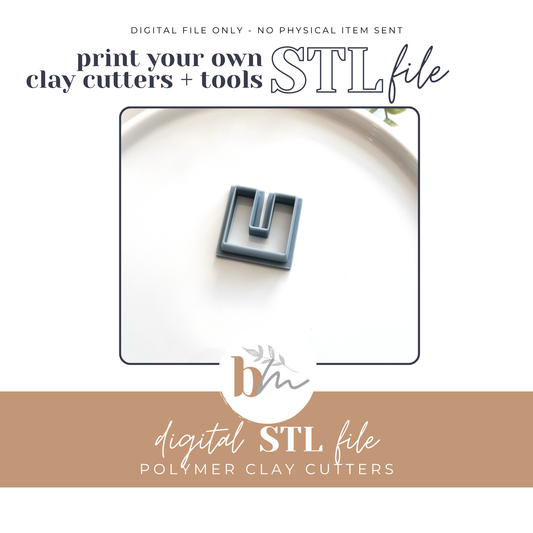 Squared Arch | Digital STL File | Polymer Clay Tools & Cutters