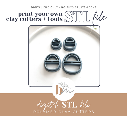 Basket - 4 Sizes | Digital STL File | Polymer Clay Tools & Cutters