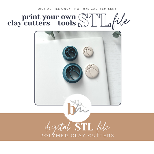 Beach Ball - 2 Sizes | Digital STL File | Polymer Clay Tools & Cutters